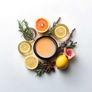 Amber Noir by The Plant Workshop - home fragrance including signature candle, hand wash, liquid soap and body wash, made in the Scottish Highlands.